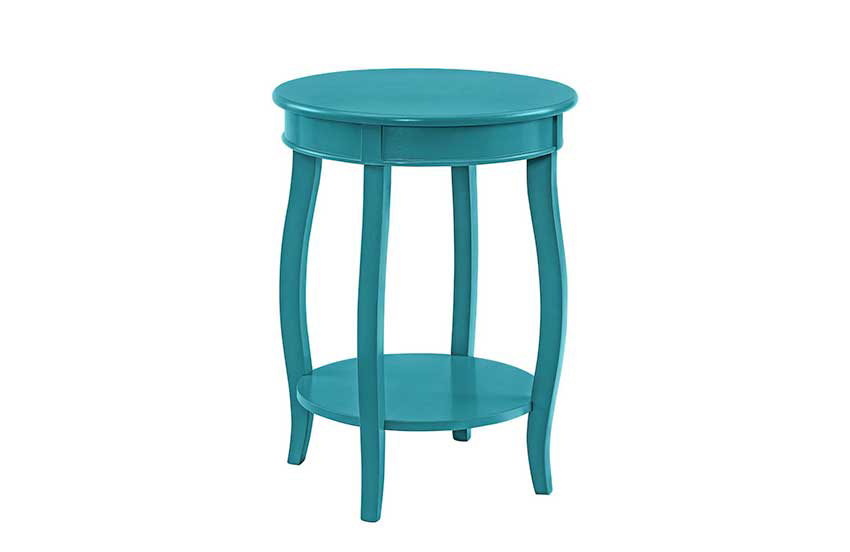 teal accent table