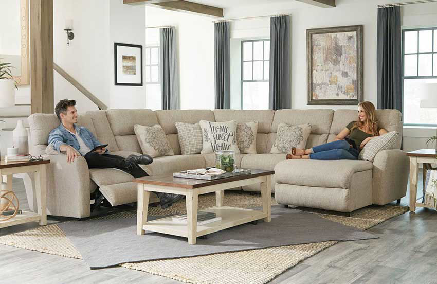 McPherson 6-Piece Power Reclining Modular Sectional 