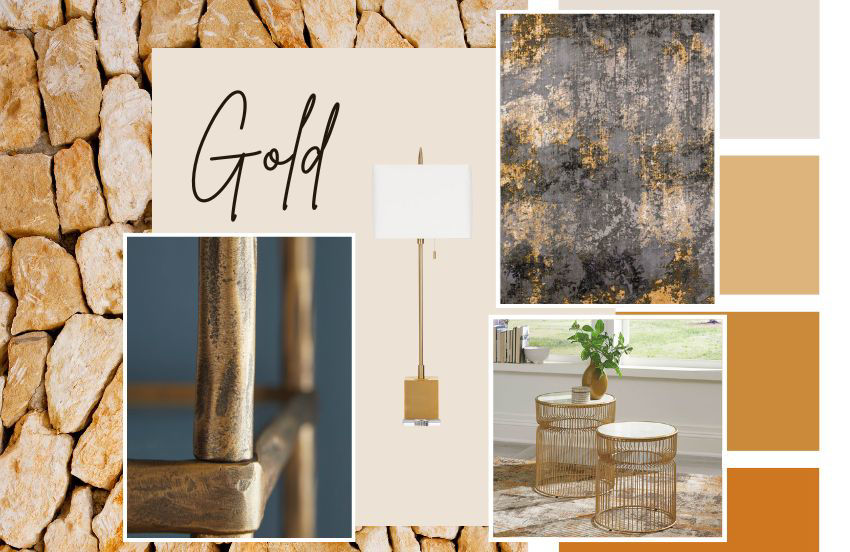 Gold color home