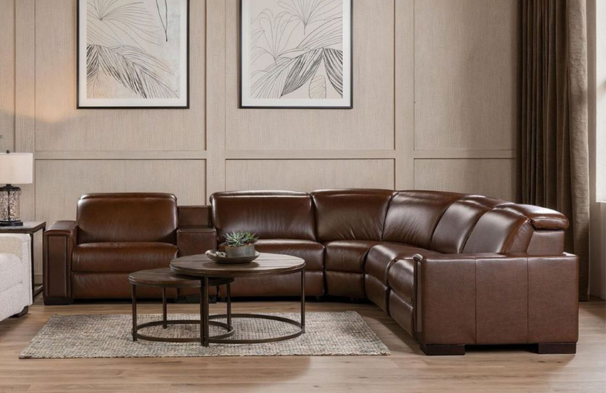 leather sectional sofa