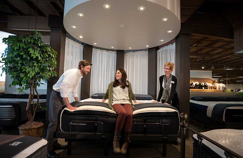 Shopping for the best mattress for back pain at Grand Home Furnishings