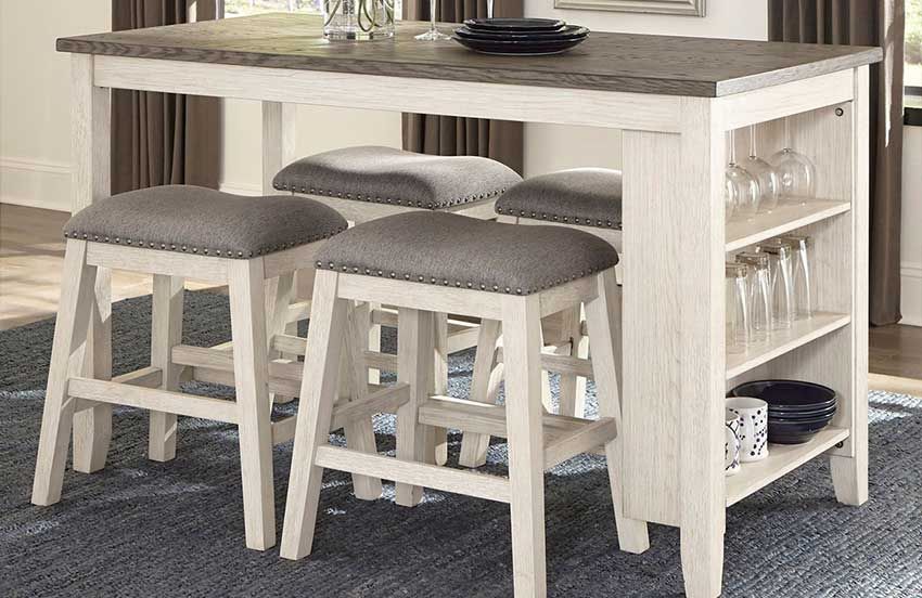 Timbre Counter Height Table & 4 Stools