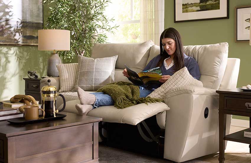 Cozy reading nook