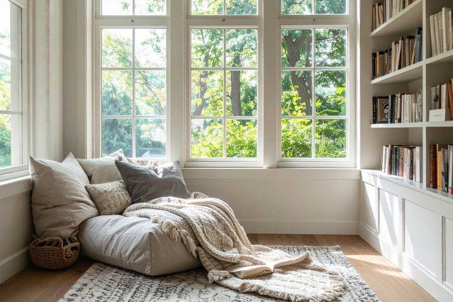 Family reading nook