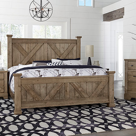 Cool Rustic Bedroom by Vaughan-Bassett