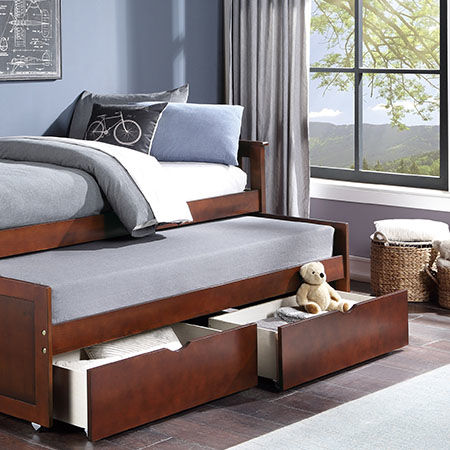 Underbed storage drawers for any bed