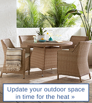 Update your outdoor space in time for the heat