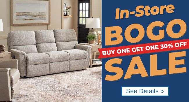 BOGO Sale - Buy one get one 30% off! Some exclusions